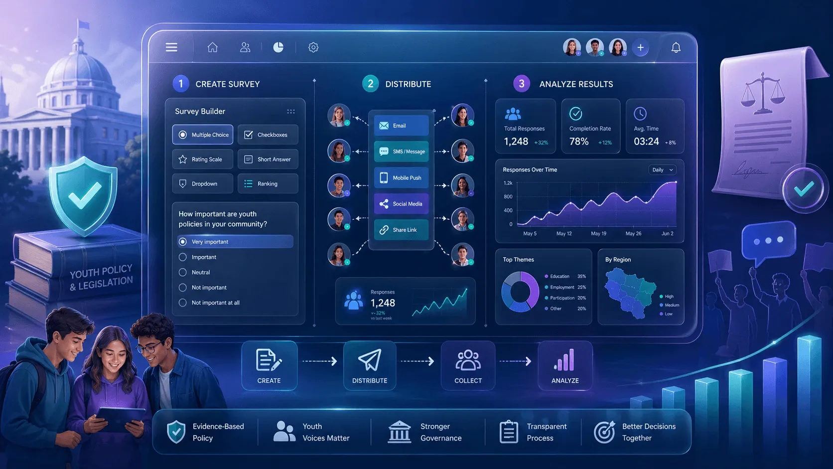 Youth Policy Survey Platform